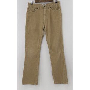 Vtg Old‎ Navy Women's Tan Stretch Corduroy Bootcut Pants Sz 6, Y2K, Normcore
